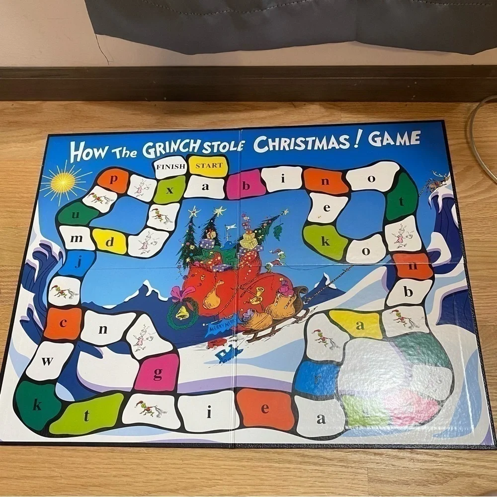 How the Grinch Stole Christmas Board Game Dr. Seuss University Vintage